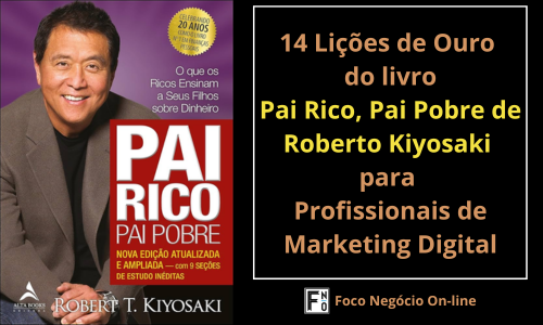 Capa do Livro Pai Rico Pai Pobre de Roberto Kiyosaki